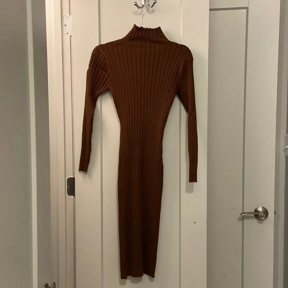 Dresses | Brown Turtleneck Sweater Dress | Poshmark Dresses | Brown Turtleneck Sweater Dress | Poshmark